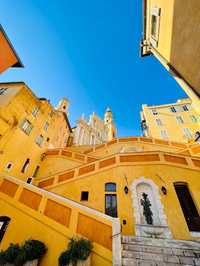 Studio Le Floreale Palace Menton Bagian luar foto